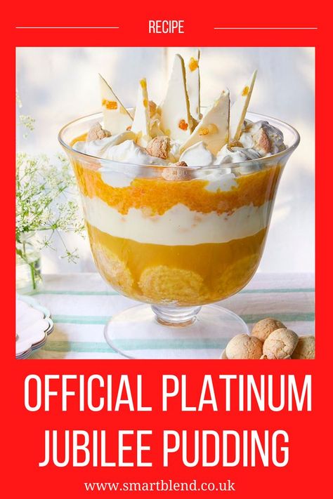 official platinum jubilee pudding trifle. British Bake Off Recipes, Bake Off Recipes, Trifle Dish, Trifle Recipe, British Bake Off, Platinum Jubilee, British Food, Pudding Recipe, Pudding Recipes