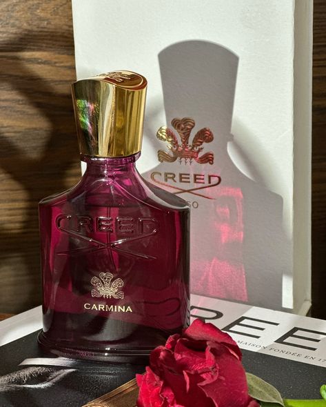 A radiant yet sensuous fragrance that is perfect for Diwali and the wedding season (especially for brides-to-be) is the new Creed Carmina - a beautiful combination of saffron, black cherry & rose. Top Notes : Black Cherry, Saffron, Pink Pepper; Middle Notes : Rose de Mai, Violet, Cashmere Wood, Peony; Base Notes : Frankincense, Myrrh, Amber, Musk It opens with a crisp, fresh rose with a hint of saffron and pink pepper, very playful and a bit of a tease. While on paper I can smell a sexy ch... Creed Carmina, Frankincense Myrrh, Amber Musk, Pink Pepper, Black Cherry, Wedding Season, Diwali, Amber, Violet