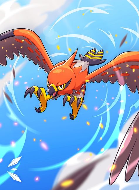 Dark Type Pokemon Art, Pokemon Flying Type, Talonflame Pokemon, Talonflame Art, Baxcalibur Pokemon, Dark Type Pokemon, Kalos Region, Pokemon Z, Flying Type Pokemon