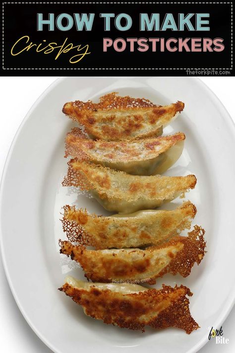 Here's one trick on how to reheat potstickers and make them extra crispy. Nothing beats that satisfying feeling when those browned coatings shattered with a poke of a chopstick. How To Cook Potstickers From Frozen, Pot Stickers Recipe, Frozen Potstickers, Garlic Ginger Chicken, Potstickers Recipe, Dim Sum Dumplings, Pan Fried Dumplings, Chinese Snacks, Frozen Dumplings