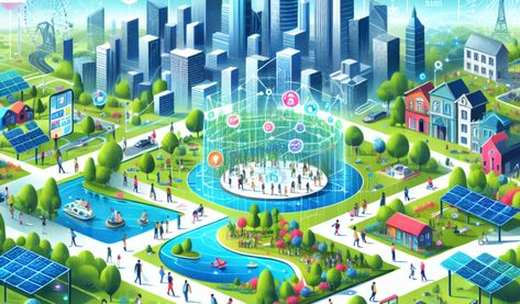 "Boost Smart Cities with Tech & Community Power" Map Projects, City Planner, City Planning, Ar Vr, Public Private Partnership, The Metaverse, Community Involvement, Sustainable Development Goals, Smart Solutions