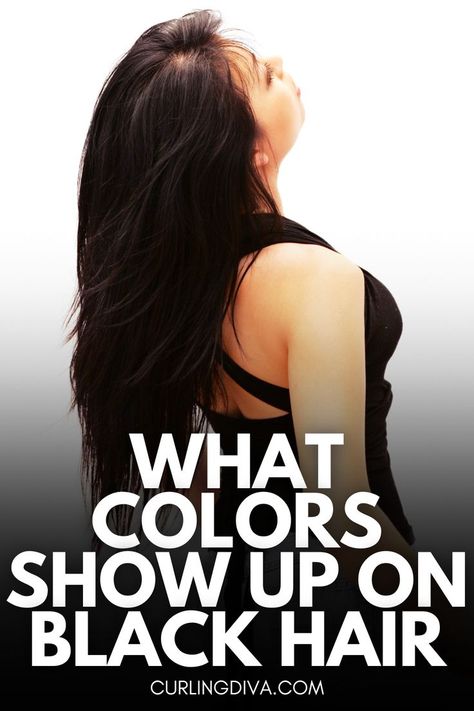 What colors show up on black hair Transition From Black Hair To Brown, Dye Hair From Black To Brown, What Color Goes Best With Black Hair, Best Color To Dye Black Hair, What Color To Dye Black Hair, Going From Black To Brown Hair, Hair Dye Ideas Without Bleach, Dye Black Hair To Light Brown, Hair Colour On Black Hair Without Bleach