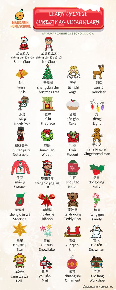 Chinese Handwriting, Chinese Christmas, Chinese Alphabet, Chinese Vocabulary, Learn Chinese Characters, Mandarin Lessons, Bahasa China, Chinese Language Words, China Language