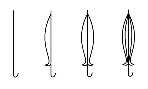 Step-by-step tutorial to draw a closed umbrella Easy Umbrella Drawing, Umbrella Design Drawing, Drawing An Umbrella, Closed Umbrella Drawing, How To Draw Umbrella Step By Step, Weeping Willow Tree Drawing Step By Step, Umbrella Drawing, Umbrella Art, Umbrella Stand