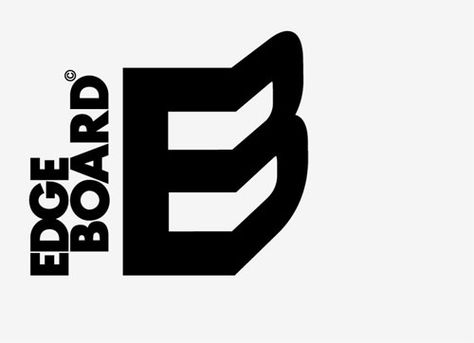 Edgeboard identity design Swiss Typography, Typographie Logo, 3d Logos, App Ikon, News Logo, Best Logos, Logo Design Love, Inspiration Logo Design, 3d Logo Design