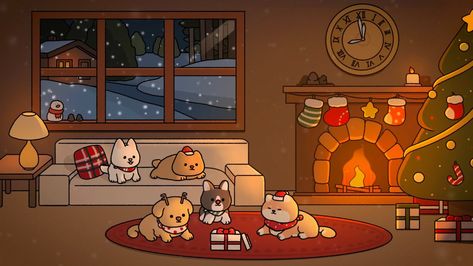 Lofi Christmas Aesthetic, Kawaii Christmas Wallpaper Laptop, Kawaii Christmas Wallpaper Desktop, Cozy Winter Aesthetic Wallpaper Desktop, Christmas Pc Wallpaper Hd, Christmas Anime Wallpaper Laptop, Hd Cute Desktop Wallpaper, Lofi Christmas Wallpaper, Aesthic Christmas Wallpaper Laptop