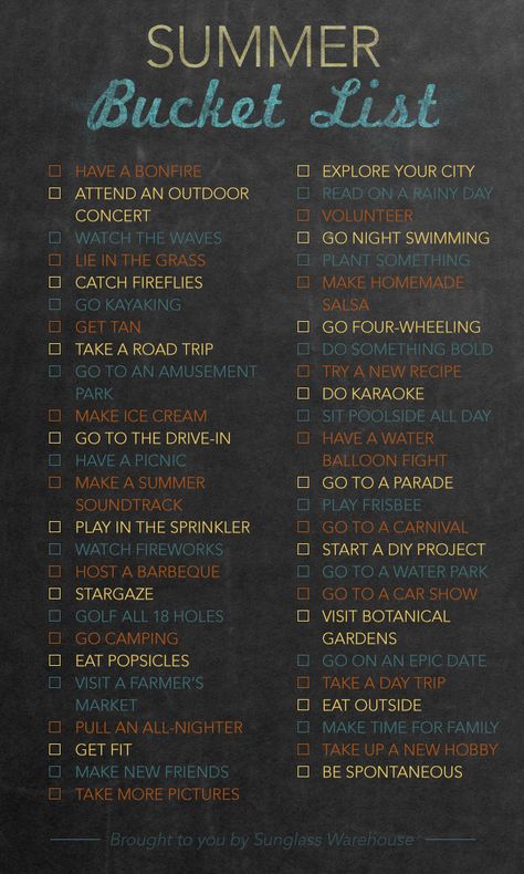 [Bucket List] 50 Fun Activities for Summer Quotes Summer, Summer To Do List, How To Get Tan, Christmas Bucket, Summer Bucket List, Bucket Lists, Summertime Fun, Summer Bucket Lists, Summer Bucket