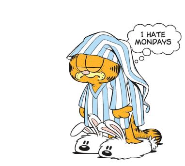 I hate Monday's funny day garfield monday days of the week weekdays graphic i hate mondays Garfield Monday, Hate Mondays Funny, Garfield Quotes, Garfield Wallpaper, Monday Sucks, Monday Pictures, Garfield Pictures, Garfield Images, Garfield The Cat