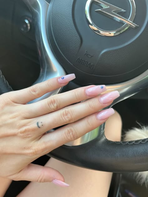 Maggie Macdonald Nails, Devils Eye Nails, Greece Nail Ideas, Greece Inspired Nails, Eye Nails, Corfu Greece, Grunge Nails, Devil Eye, Small Hand Tattoos