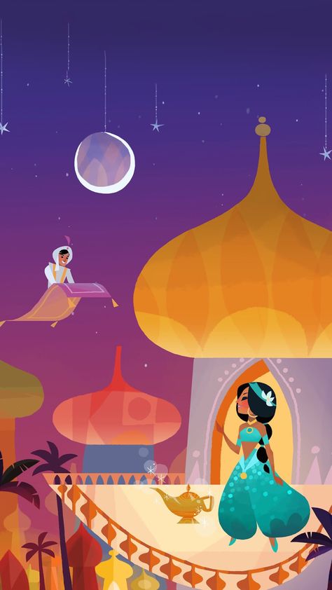 Princess jasmine Alladin Illustration, Joey Chou, Deco Disney, Disney Illustration, Aladdin 2019, Disney Jasmine, Images Disney, Disney Pop, Aladdin And Jasmine