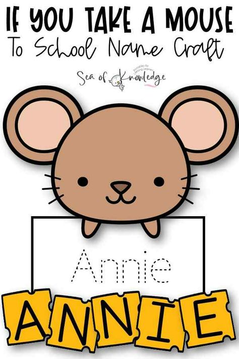 If You Take a Mouse to School Crafts and Printables: Fun and Educational Downloads! Take A Mouse To School Craft, If You Give A Mouse A Cookie Craft Preschool, If You Take A Mouse To School Craft, If You Give A Mouse A Cookie Craft, If You Take A Mouse To School Activities, If You Give A Mouse A Cookie Activities, Compound Word Games, Back To School Crafts For Preschoolers, Tk Classroom