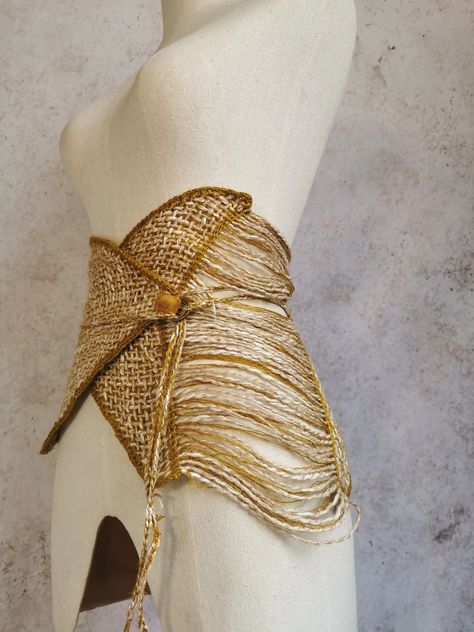 Boho Waist Belt, Festival Outfit Women, Avatar Film, Belt Corset, Detail Couture, Avatar Dr, Crochet Belt, Primitive Design, Corset Belt