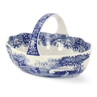 Spode Blue Italian Cone Shaped Topiary - On Sale - Bed Bath & Beyond - 39031580 Spode Blue Italian, Italian Dinnerware, Blue And White China, Blue Willow, Centerpiece Bowl, Fine Porcelain, China Porcelain, Original Gift, Plates And Bowls