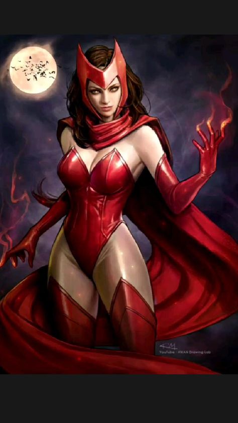 Scarlet Witch Comic, Witch Drawing, Bd Art, Marvel Characters Art, Female Superhero, Scarlet Witch Marvel, Comic Characters, Marvel Comic Universe, Comics Girls