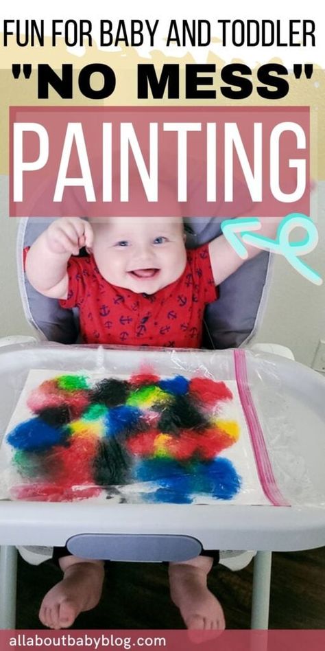 6 Month Old Painting Ideas, Baby Art Activities, Baby Safe Paint, Toddler Painting, Baby Keepsake Box, Baby Blog, Baby Memory Book, Baby Painting, Fun Worksheets