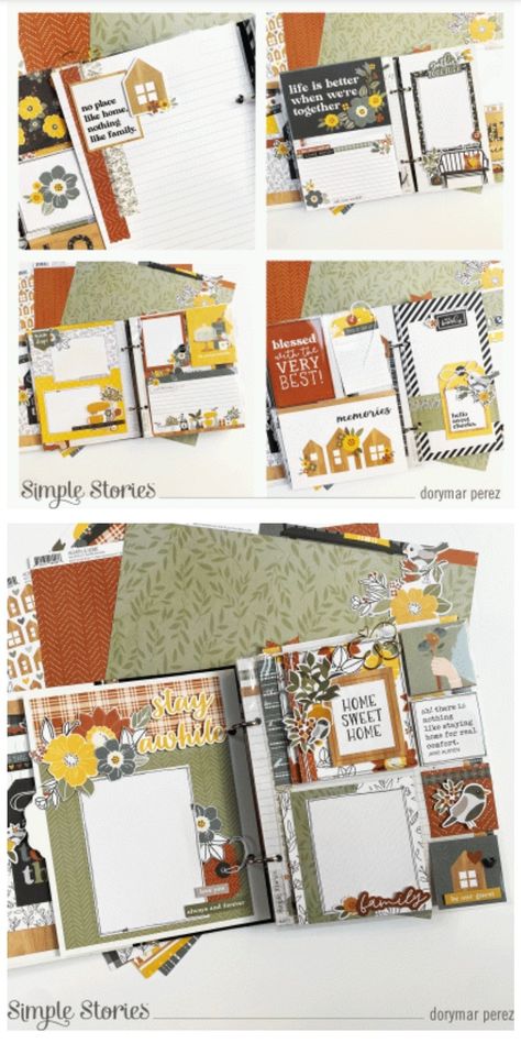 Dorymar Perez, Home Layouts, You Are My Home, Glue Book, Hearth And Home, Baby Album, Enjoy Time, Scrapbook Page Layouts, Simple Stories