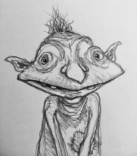 Goblin Illustration, Weird Drawings, Trash Art, Grunge Art, Creature Drawings, Dark Art Drawings, Art Drawings Sketches Creative, Hippie Art, Sketchbook Art Inspiration