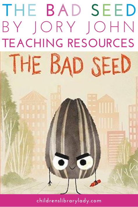 When a "bad seed' overhears negative comments he decides to change his ways. He doesn’t change his behaviour overnight but takes it one day at a time. Promotes a growth mindset, self-management, self-awareness and social awareness. The Bad Seed Activities, Seed Activities, Respect Pictures, Bad Seed, Children's Library, Relationship Skills, Childrens Library, Literacy Lessons, The Bad Seed