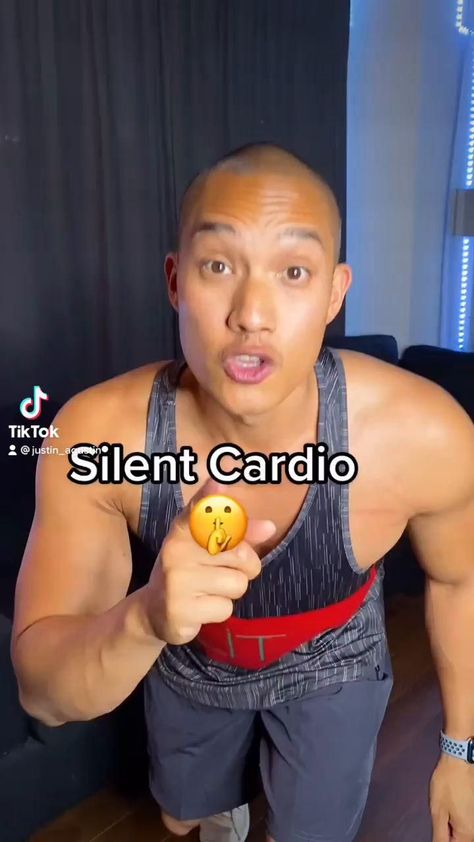 Beginner Silent Cardio Workout Routine Silent Cardio Workout At Home, Silent Cardio Workout, Silent Workout Ed, Silent Cardio, Silent Workout, Cardio Workout Routine, Justin Austin, Justin Augustin, Cardio Workout Routines