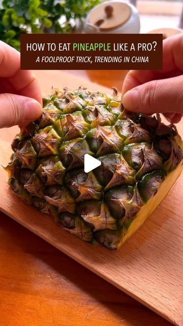 Wayne Shen on Instagram: "A foolproof trick to cut pineapple, have you ever tried it before? #lifehacks #pineapple #fruit #foodlover #recipe" Fruit Platter Designs, Cut Pineapple, Grazing Table, Pineapple Fruit, Grazing Tables, Fruit Platter, Table Ideas, Have You Ever, Triangles