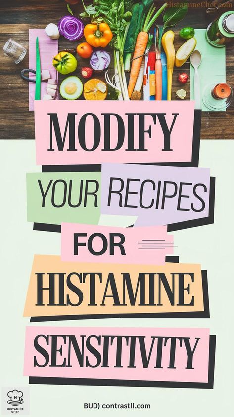 Adapting your favorite recipes to accommodate histamine sensitivity is essential for maintaining a healthy and enjoyable diet. By identifying high-histamine ingredients and substituting them with safer options, you can still create flavorful meals. Discovering these alternatives will allow you to enjoy your culinary favorites while effectively managing your histamine levels. #PaleoAntihistamine #Paleo #HistamineIntolerance #LowHistamine #PaleoLowHistamine How To Reduce Histamine, Gluten Free Low Histamine Recipes, Easy Low Histamine Meals, Low Histamine Diet Food Lists, Safe Meals, Low Histamine Foods, Low Histamine Recipes, Histamine Diet, Low Histamine Diet