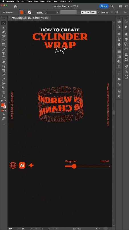 Day 93/366 Here's a Pro Tip to create a Cylinder Wrap Text Effect in Adobe Illustrator. Try this out to create cool effects to your… | Instagram Illustrator Effects Tutorial, Text Effects Illustrator, Illustrator Text Effects, Design Tech, Pro Tip, Follow Button, Photoshop Effects, Solve Problems, Text Effect