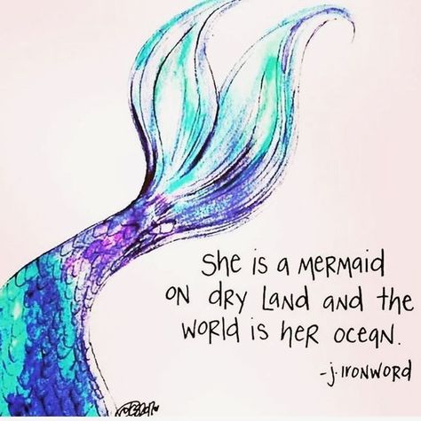 Positive quotes about strength, and motivational Mermaid Quotes, Yoga Studio Design, Mermaid Room, Mermaid Stuff, Unicorns And Mermaids, Mermaid Dreams, Mermaid Life, Mermaid Art, Quito