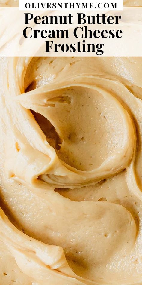 Peanut butter cream cheese frosting is a rich, creamy, nutty and slightly tangy peanut butter icing. This peanut butter frosting with cream cheese is easy to make, using just a handful of ingredients. This recipe makes the perfect peanut butter frosting for cookies, cakes, cupcakes or to enjoy by the spoonful. Best Peanut Butter Frosting, Peanut Butter Cream Cheese Frosting, Butter Frosting Recipe, Peanut Butter Frosting Recipe, Peanut Butter Cream Cheese, Peanut Butter Icing, Peanut Butter Cream, Butter Cream Cheese Frosting, Frosting Recipes Easy