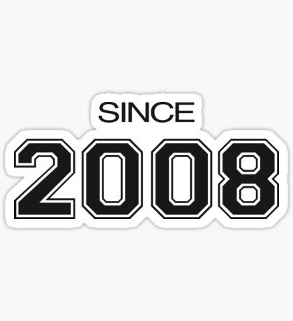 Made In 2008 Sticker, Laptop Design Stickers, Aesthetic Stickers Random, Phone Stickers Aesthetic, Cool Stickers Aesthetic, 2008 Sticker, Senior Jacket Stickers, Senior Stickers, Jacket Stickers