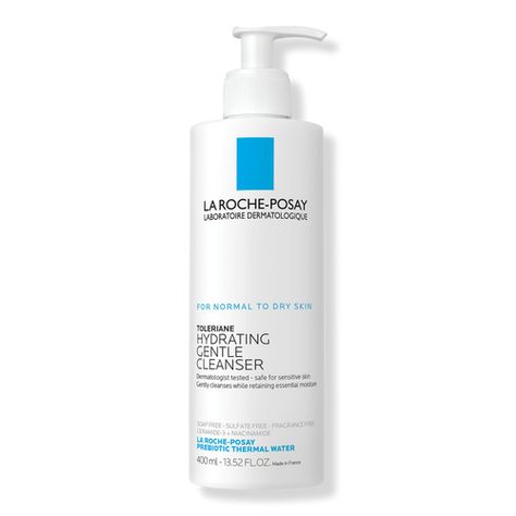 Toleriane Hydrating Gentle Face Cleanser for Dry Skin - La Roche-Posay | Ulta Beauty La Posay Roche Skincare, La Roche Posay Toleriane Cleanser, Best Cleansers For Dry Skin, Preppy Cleanser, La Roche Posay Face Wash, Laroche Posay Cleanser, Laroche Posay Skincare, La Roche Posay Cleanser, Marlena Stell