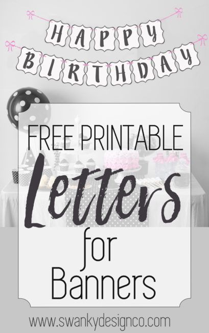 Free Printable Letters for Banners. Black and White Letters, Numbers, and symbols. Individual letters to print and make you own banners for birthdays, homecoming, retirement, baby showers, holidays and more! Free Printable Letters For Banners, Free Printable Black And White, Black And White Banner, Christmas Fonts Alphabet, Make Your Own Banner, Free Printable Banner Letters, Printable Banner Letters, Christmas Fonts Free, Printable Black And White