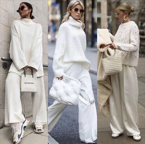 Mode Casual, Looks Street Style, Mode Inspo, 가을 패션, Hair Color Ideas, White Outfits, Mode Inspiration, Winter Fashion Outfits, White Fashion