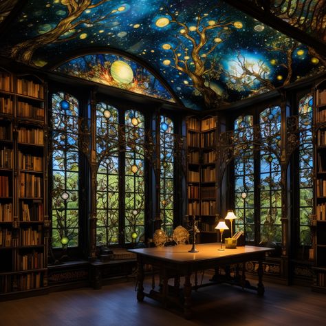 Environment Projects, Magical Room, Sacred Garden, Rich Living, Witch Cottage, Dream Library, Fantasy Rooms, Elegant Gothic, Dream Life House