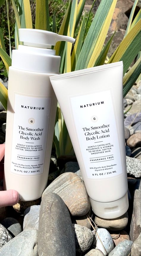 Naturium Body Care, Naturium Glycolic Acid Body Wash, Naturium Body Lotion, Naturium Skincare Aesthetic, Naturium Body Washes, Naturium Skincare, Glycolic Acid Body Wash, Bachelorette Vibes, Brightening Body Lotion