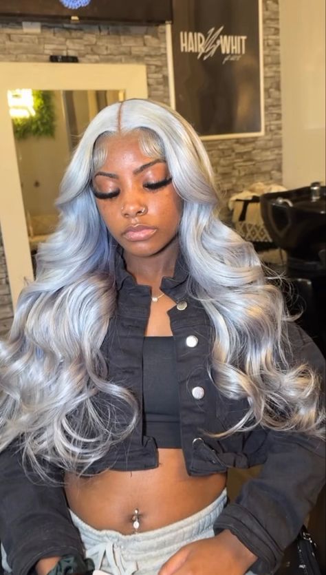 Grey Hair Wig, Body Lace, Frontal Wig Hairstyles, Lace Fronts, Classy Hairstyles, Birthday Hairstyles, Sew Ins, Frontal Hairstyles, Baby Hairs