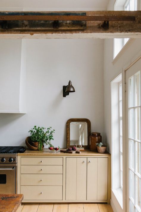 Limewash Kitchen, Driftwood Kitchen, Maine Kitchen, Photography Self Portrait, Dwelling Place, Moore House, Sea Captain, Cottage By The Sea, Wood Countertops