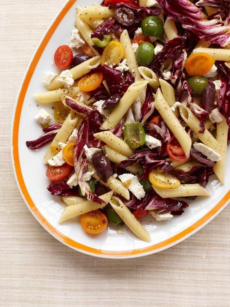 Sicilian Pasta Saladgoodhousemag Fast Pasta Recipes, Sicilian Pasta, Cold Pasta Dishes, Summer Pasta Recipes, Cold Pasta Salad Recipes, Quick Pasta, Easy Pasta Salad Recipe, Reuben Sandwich, Yard Party