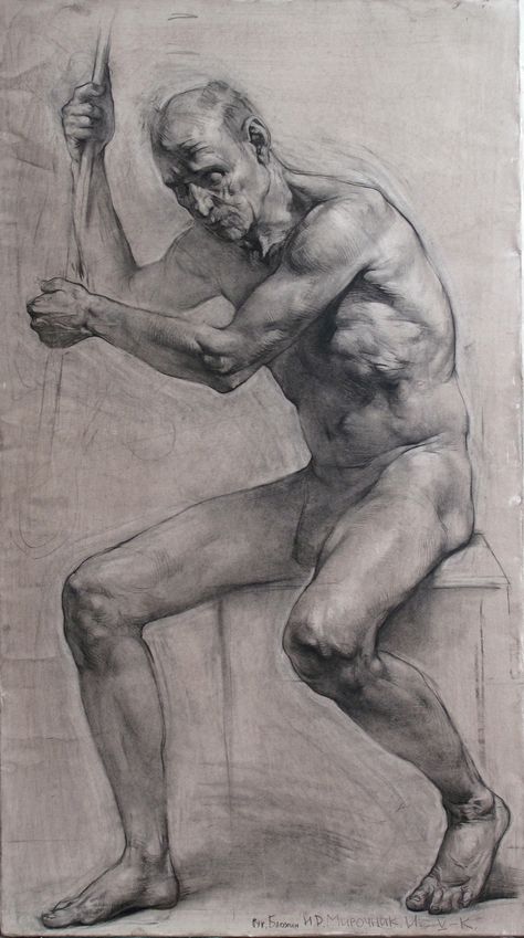 Drawing Male Figure Drawing, Academic Drawing, Figurative Kunst, Drawing Eyes, Human Anatomy Drawing, Master Drawing, Human Figure Drawing, Human Anatomy Art, Anatomy Sketches