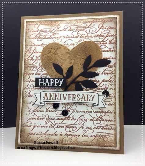 Anniversary Card For Couple, Husband Anniversary Card Ideas, Homemade Anniversary Cards Couple, Masculine Anniversary Cards Handmade, Anniversary Cards Handmade For Husband, Stampin Up Anniversary Cards For Husband, Masculine Valentine Cards Handmade, Stampin Up Anniversary Cards For Couple, Handmade Anniversary Cards For Husband