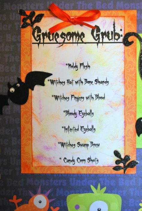 Food Names Ideas, Halloween Food Names, Halloween Party Names, Halloween Chicken, Tags Ideas, Halloween Names, Halloween Menu, Witches Fingers, Monster Under The Bed