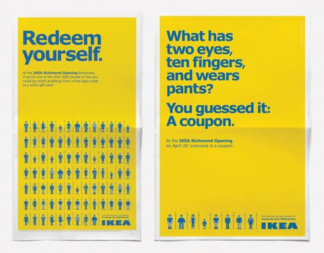 Ikea Ad, Campaign Advertising, Copy Ads, Experiential Marketing, Printed Carpet, Wednesday Morning, Opening Day, Experiential, Ad Campaign