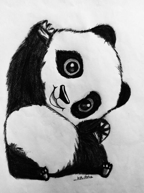 Cute Panda Drawing Sketches, Cute Panda Drawing Doodles, Cute Panda Sketch, Panda Art Design, Panda Sketch Pencil Art, Panda Drawing Pencil, Panda Pencil Sketch, Panda Drawing Simple, Cute Panda Drawing Easy