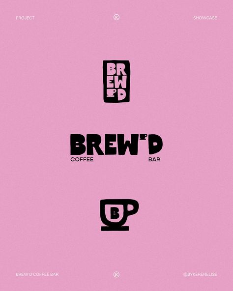 A closer look at the Brand Identity for @brewd_coffeebar 🩷☕️🩷 If you missed it - Brew’s coffee bar is all about offering an intimate escape for coffee lovers who value sustainability and connection. Serving ethically sourced coffee by @flightcoffee - in their cozy welcoming space. They’re creating a feel good experience that’s community focused and authentic. Find them inside the new @bravado_hairsalon soon 🩷 Whangārei you need to keep your eyes peeled for this one! . . . Mockups by @bendi... Brewing Soon, K Project, Coffee Lovers, Coffee Bar, Your Eyes, Brand Identity, Coffee Lover, Hair Salon, Feel Good