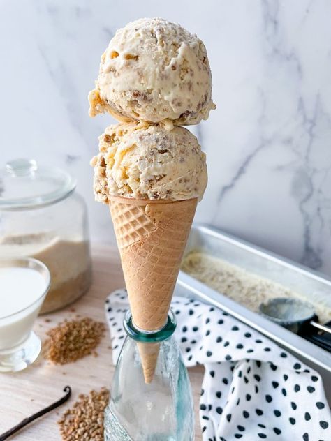 A delicious Ice Cream recipe | Jamaican Grape Nut Ice Cream Grapenut Ice Cream, Grape Nut Ice Cream, Grape Nuts Cereal, Jamaican Desserts, Ice Cream No Churn, Grape Nuts, Delicious Ice Cream, No Churn Ice Cream, Ice Cream Pies