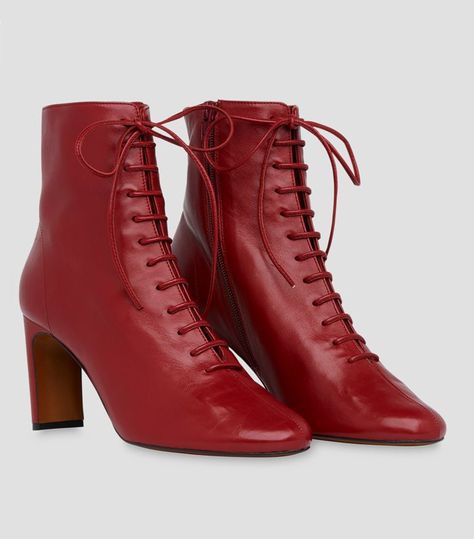 Whistles Dahlia Lace Up Boot Footwear Fashion, Comfy Boot, Girls Heels, Red Boots, Boots Fall, Winter Shoes, Lace Boots, Who What Wear, Lace Up Boots