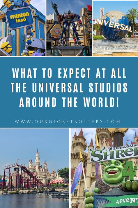 Discover the global magic of Universal Studios! Did you know there are multiple Universal parks worldwide? From Hollywood to Singapore, each offers unique thrills and experiences. Explore the differences between these epic theme parks, their signature attractions, and which might suit your family best. Perfect for theme park enthusiasts seeking new adventures across the globe. Check out where to find them all on your next international vacation. Learn more at ourglobetrotters.com Hogwarts Express Train, Universal Resorts, Universal Studios Singapore, Universal Parks, Nintendo World, Orlando Travel, Universal Studios Florida, Universal Studios Japan, Universal Orlando Resort