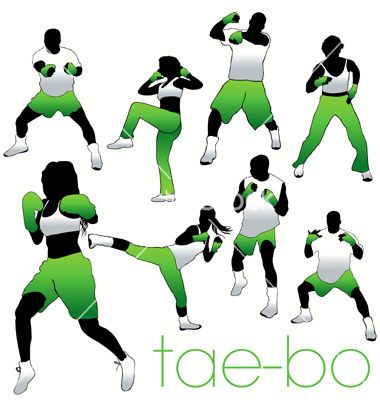 Tae bo silhouettes vector art - Download Silhouettes vectors - 514819 Kickboxing Moves, Boxer Workout, Fitness Organization, Boy Dark, Tae Bo, Wild Animals Vector, Baseball Vector, Karate Kick, Kyokushin Karate