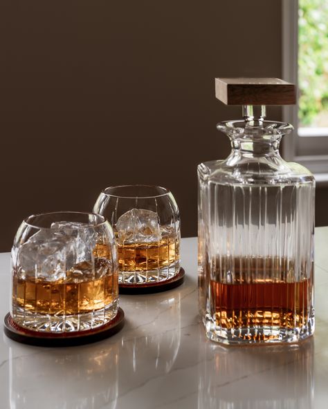 Did you know that decanting whisky can mellow strong alcohol notes, and highlight subtle flavors? Additionally, decanting helps remove sediment from older wines and some whiskies, ensuring a smoother drink. H Alphabet, Bar Artwork, Home Bar Man Cave, Whisky Tumbler, Kitchenware Shop, Kitchen Help, Bar Man Cave, Candle Matches, Lifestyle Images