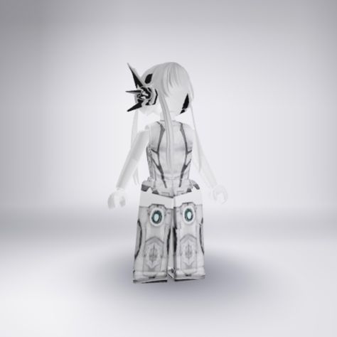 Roblox avatar, cyber, cyberpunk, mecha, futuristic, white Futuristic Roblox Avatar, Cyberpunk Roblox Avatar, White Roblox Avatar, Cyberpunk Mecha, Roblox Fashion, White Backpack, Cyberpunk Girl, Cyberpunk Fashion, Cool Avatars