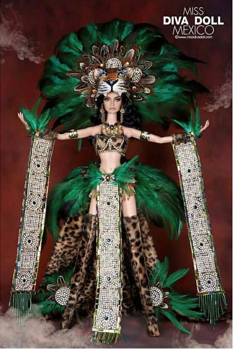 @missdivadollofficial Clown Costumes, Barbie Miss, Carnaval Costume, Mexican Doll, Barbie Collector Dolls, Diva Dolls, Barbie Gowns, National Costume, Please Stay